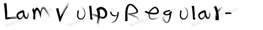 Lam Vulpy Regular字体转换